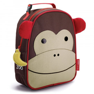 Zoo Lunchie Insulated Kids Lunch Bag Dog Monkey