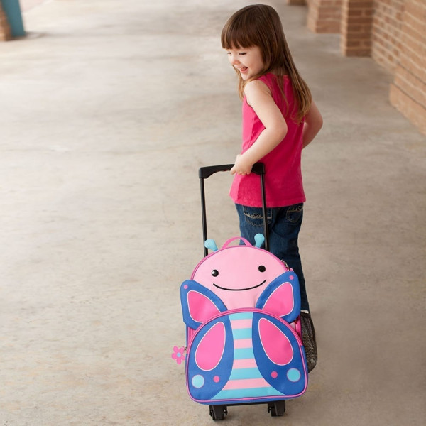 03 zoo kids rolling luggage butterfly 212306 2700 - HTUK Gifts