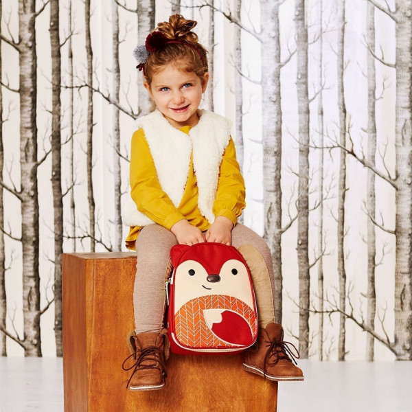 Zoo Lunchie Insulated Kids Lunch Bag Fox 2 03 zoo lunchie fox l2700 - HTUK Gifts