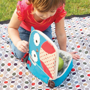 Zoo Lunchie Insulated Kids Lunch Bag Owl - Image 2