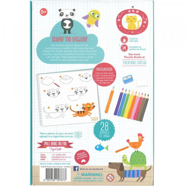 How To Draw Set Animals 3 20 - HTUK Gifts