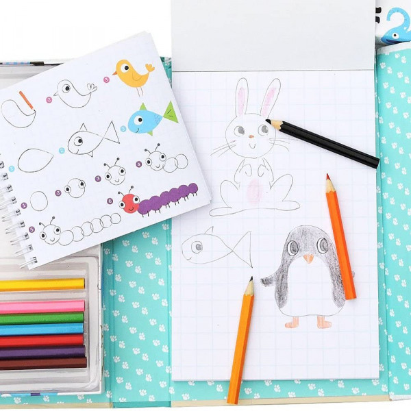 How To Draw Set Animals 4 21 - HTUK Gifts