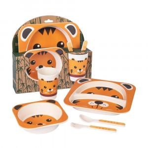 Tiger Bamboo Dinner Set