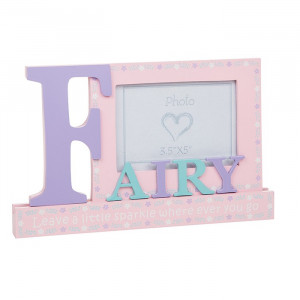 Glitter Fairy Standing Photo Frame