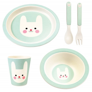 Bonnie the Bunny Tableware 5 Piece Set 3 Bonnie the Bunny Tableware 5 Piece Set - Image 2