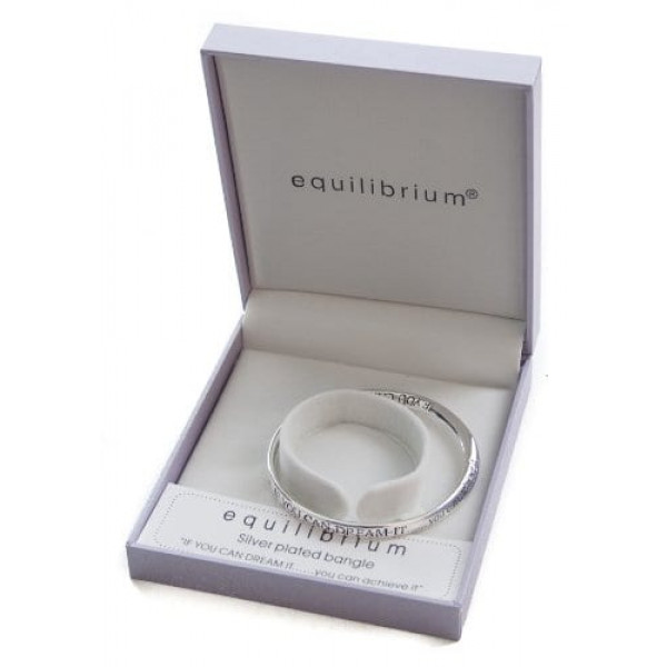 Silver Plated Bangle - If You Can Dream It You Can Achieve It 1 41AkwlVk3rL 1 - HTUK Gifts