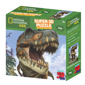 National Geographic Kids Super Tyrannosaurus Rex 3D Puzzle (150-Piece)