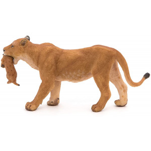 Papo Lioness with Cub Wild Animal Kingdom Figurine 6 Papo Lioness with Cub Wild Animal Kingdom Figurine - Image 3