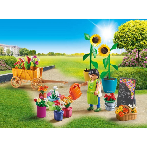 Playmobil City Life Florist Toy Set 1 71YrTj3u48L. AC SL1000 - HTUK Gifts