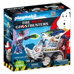 Playmobil Ghostbusters Spengler with Cage Car