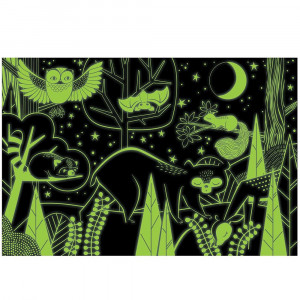 Glow In The Dark Kids Jigsaw Puzzle - In The Forest 5 Glow In The Dark Kids Jigsaw Puzzle - In The Forest - Image 3