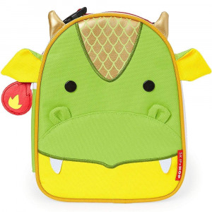 Zoo Lunchie Insulated Kids Lunch Bag Dragon 4 Zoo Lunchie Insulated Kids Lunch Bag Dragon - Image 2