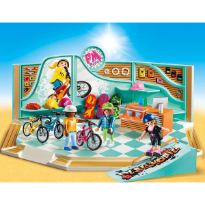 Playmobil City Life Bike & Skate Shop with Ramp 5 Playmobil City Life Bike & Skate Shop with Ramp - Image 3