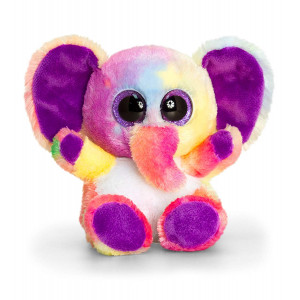 Keel Toys 15cm Animotsu Rainbow Elephant 1 Keel Toys 15cm Animotsu Rainbow Elephant - Image 1
