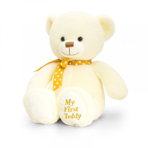 Keel Toys 20cm Supersoft My First Teddy - Cream - Image 1