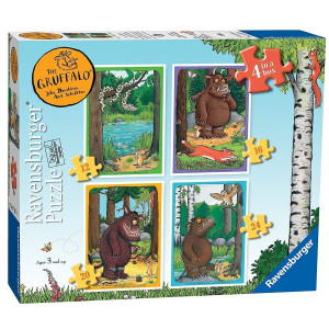 Ravensburger The Gruffalo 4 in a Box (12, 16, 20, 24 Piece) Jigsaw Puzzles