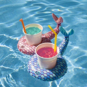 Mermaid Tails Beverage Boats 2 Pack 6 Mermaid Tails Beverage Boats 2 Pack - Image 2
