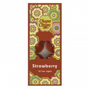 Chupa Chups 10pk T-lights- Strawberry