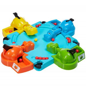 Hasbro Gaming Elefun & Friends Hungry Hungry Hippos Game - Image 1