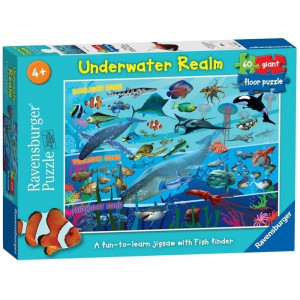 Ravensburger Underwater Realm, 60 Piece Giant Floor Jigsaw Puzzle