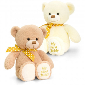 Keel Toys 20cm Supersoft My First Teddy - Brown