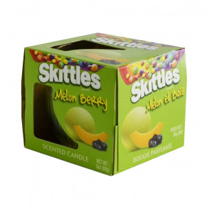 Skittles Scented Jar Candle 3 oz 85g - Melon Berry