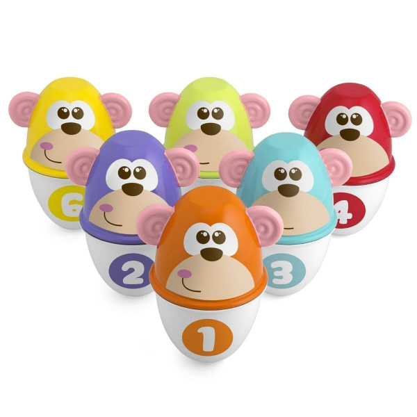 Chicco Bowling Monkeys 4 bowling monkey 3 - HTUK Gifts