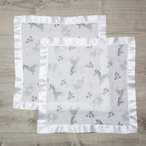 Lulujo Afrique Cotton Muslin Security Blankets