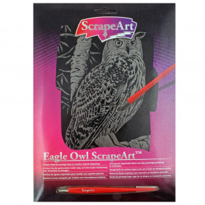 Eagle Owl ScrapeArt