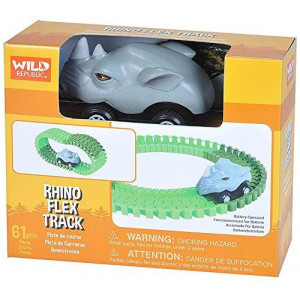 Wild Republic Flex Track Rhino
