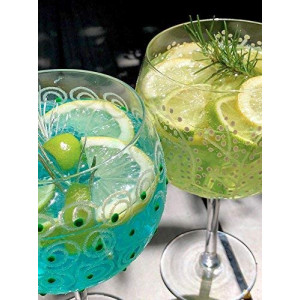Sunny By Sue Gin Glass Glitter & Green Whirl - Image 4