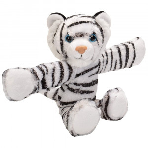 Wild Republic Huggers White Tiger Slap Bracelet Soft Toy