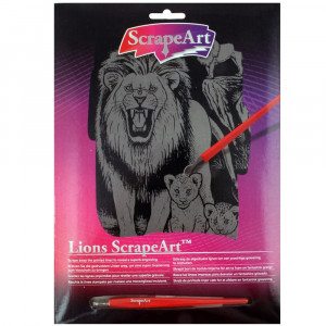 Lions ScrapeArt