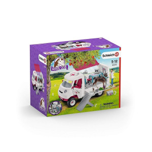 Schleich Mobile Vet with Hanoverian Foal