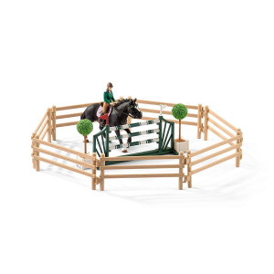 Schleich Riding School with Riders and Horses - Image 3