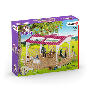 Schleich Riding School with Riders and Horses - Image 2