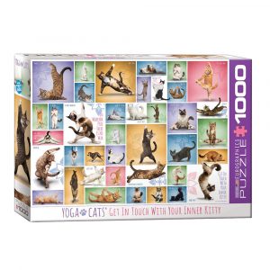 EuroGraphics Yoga Cats 1000Pcs 3 EuroGraphics Yoga Cats 1000Pcs - Image 1