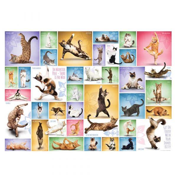 EuroGraphics Yoga Cats 1000Pcs 1 6000 0953 2 - HTUK Gifts