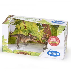 Papo Dinosaur Gift Box With Gorgosaurus And Stygimoloch