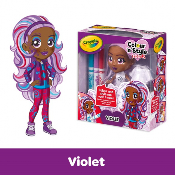 Doll Squares-Violet Doll Squares Violet - HTUK Gifts