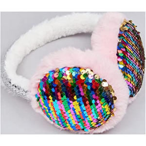 Girls In Plush Sequins Earmuffs 6 Girls In Plush Sequins Earmuffs - Image 3