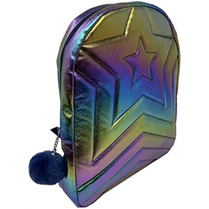 Blue And Purple Metallic Star Backpack - Image 2