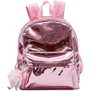 Pink Teen Metallic Girls Backpack - Image 1