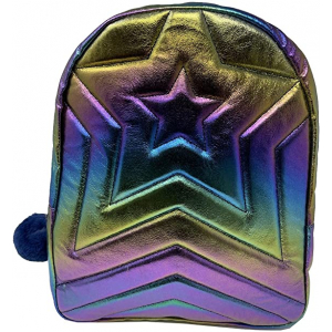 Blue And Purple Metallic Star Backpack