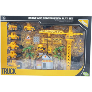 Crane And Construction Play Set