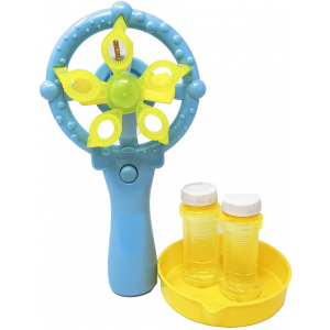 Light Up Bubble Whirlwind Machine Blue
