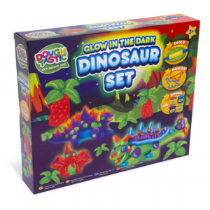 Dough Glow In The Dark Dinosaur Play Set