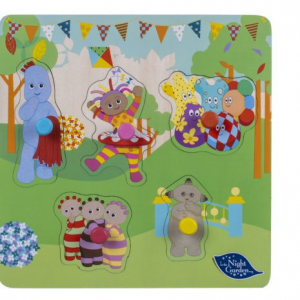 1552 In the Night Garden Wooden Peg Puzzle in 6pc CDU