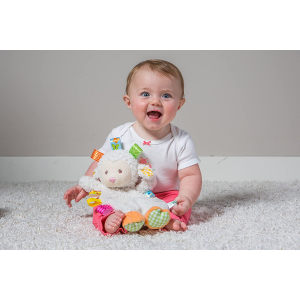 Taggies Lovey Soft Toy, Sherbet Lamb - Image 2