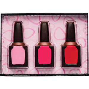 Novelty Chocolate Gift Set Of 3 Chocolate Lipstick, Handbag , Nail Polish Chocolate Gift Set Valentine - Image 3
